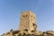 The Torre de Santa Elena watchtower above the town of la Azohia in Murcia
