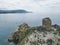 Torre Degli Appiani. Island in Punta Ala. Italy landscape
