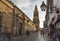 Torre del Alminar, Bell Tower and north facade of Mezquita in Cordoba, Andalusia, Spain