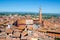 Torre del Mangia in ancient medieval historical centre of Siena