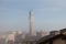 Torre del Mangia in fog. Tuscany. Italy.