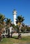 Torre del Mar lighthouse, Spain.