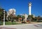 Torre del Mar promenade and lighthouse, Spain.