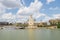 Torre del Oro, Sevilla, Guadalquivir river, Tower of gold, Seville, Spain