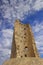 Torre del Serpe is a watchtower on the Apulian coast near Otranto Italy.