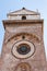 Torre dell`orologio clock Tower in Mantua city