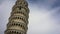 Torre di Pisa Pisa Tower time lapse, tilt movement camera
