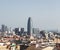 Torre Glories and Barcelona skyline