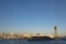 Torre Jaume tower cable car in the port of Barcelona