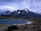 Torres del Paine and Green Lake in Patagonia