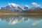 Torres del Paine Peak Reflection, Patagonia, Chile