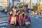 Torrevieja, Spain - January 5, 2019: Biblical Magi parade in Spain