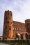 The Torri Palatine and the statue of Augustus Caesar, Turin