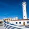 Torrox on the Costa del Sol in Southern Spain. Torrox has a lighthouse and museum and ruins of Roman Salt works