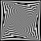 Torsion illusion pattern, optical geometric design