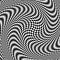 Torsion and rotation movement optical illusion