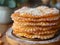 Torta de aceite is a light, crispy and flaky sweet cookie