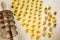 Tortellini. Bologna`s typical  fresh stuffed pasta