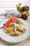 Tortellini with cream sauce