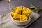 Tortelloni with aromatic sage, ricotta and spinach. Italian egg paste and white wine. Traditional Bologna cuisine