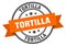 tortilla label