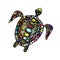 Tortoise ornate, zentangle for your design