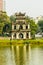 Tortoise Tower at Hanoi\'s Hoan Kiem Lake