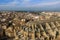 Tortosa, Catalonia, Spain skyline with Cathedral of Saint Mary and River Ebro