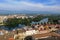 Tortosa, Catalonia, Spain skyline over River Ebro