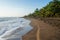 Tortuguero beach at sunrise