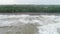 Tortuguero National Park turtle beach coast Costa Rica aerial plane view