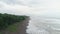 Tortuguero National Park turtle beach coast Costa Rica aerial plane view