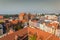 Torun,Poland-September 11,2016:Torun panorama seen from tower of