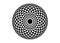 Torus Yantra, Hypnotic Eye sacred geometry basic element. Logo Circular mathematical ornament. A circular pattern from the crossed