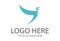 Tosca Color Flying Freedom Bird Logo Design