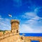 Tossa de Mar castle in Costa Brava of Catalonia