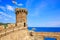 Tossa de Mar castle in Costa Brava of Catalonia