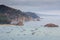 Tossa de Mar, Spain - September 14, 2016: View on sea shore