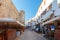 Tossa de Mar. The traditional city street.