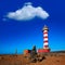Toston lighthouse in El Cotillo at Fuerteventura