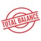 Total Balance rubber stamp