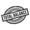 Total Balance rubber stamp