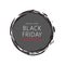 Total Sale Mega Offer Black Friday Round Sticker