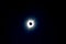 Total solar eclipse. The moment before the totality