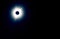 Total solar eclipse. The moment before the totality