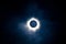 Total solar eclipse with visible corona