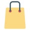 Tote Bag Color Vector icon which can easily modify or edit