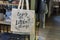 Tote bag with the phrase `Enjoy the little things`
