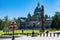 Totem Pole in front of the Parliment Building of british Columbia