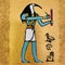 Toth God. Thoth is the Ancient Egyptian god of knowledge and wisdom.